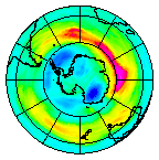 Ozone Field of 29 August 2004