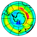 Ozone Field of 30 August 2004