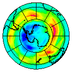 Ozone Field of 02 September 2004