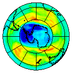 Ozone Field of 09 September 2004