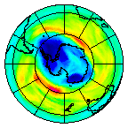 Ozone Field of 11 September 2004