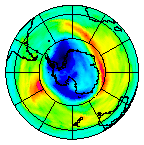 Ozone Field of 13 September 2004