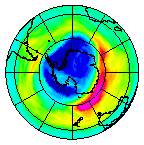 Ozone Field of 15 September 2004