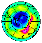 Ozone Field of 16 September 2004