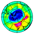 Ozone Field of 17 September 2004