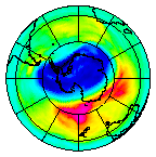 Ozone Field of 18 September 2004