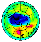 Ozone Field of 20 September 2004
