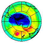 Ozone Field of 21 September 2004