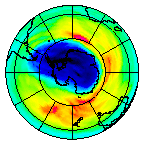 Ozone Field of 22 September 2004