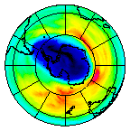 Ozone Field of 23 September 2004