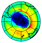 Ozone Field of 24 September 2004
