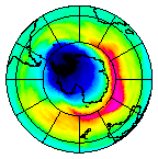 Ozone Field of 27 September 2004