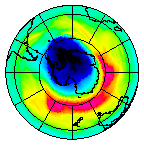 Ozone Field of 29 September 2004