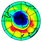 Ozone Field of 30 September 2004