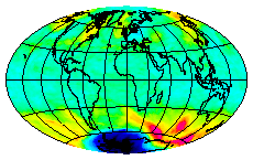 Ozone Field of 05 October 2004