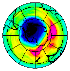 Ozone Field of 06 October 2004