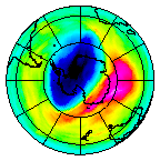 Ozone Field of 08 October 2004