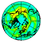 Ozone Field of 09 October 2004
