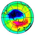 Ozone Field of 12 October 2004