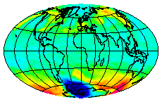 Ozone Field of 14 October 2004