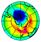 Ozone Field of 15 October 2004