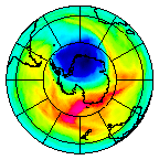 Ozone Field of 17 October 2004