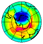Ozone Field of 18 October 2004