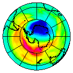 Ozone Field of 20 October 2004