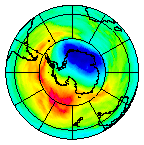 Ozone Field of 21 October 2004