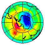Ozone Field of 23 October 2004