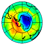Ozone Field of 24 October 2004