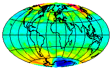 Ozone Field of 25 October 2004