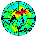 Ozone Field of 25 October 2004