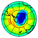 Ozone Field of 27 October 2004