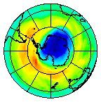 Ozone Field of 28 October 2004