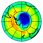 Ozone Field of 29 October 2004