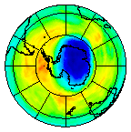 Ozone Field of 30 October 2004