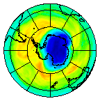 Ozone Field of 31 October 2004