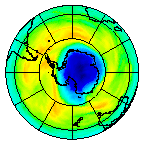 Ozone Field of 01 November 2004