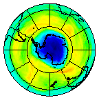 Ozone Field of 03 November 2004