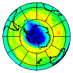 Ozone Field of 05 November 2004