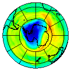 Ozone Field of 08 November 2004