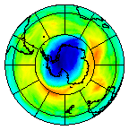 Ozone Field of 11 November 2004