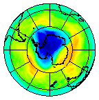 Ozone Field of 12 November 2004