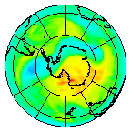 Ozone Field of 19 November 2004