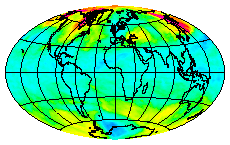 Ozone Field of 25 November 2004