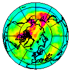 Ozone Field of 25 November 2004