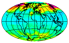 Ozone Field of 13 December 2004