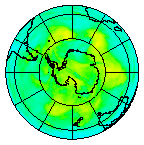 Ozone Field of 15 December 2004