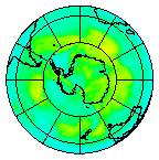 Ozone Field of 20 December 2004